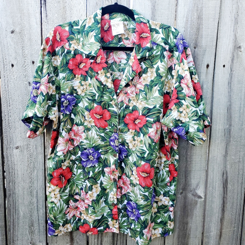 Vintage floral button down
